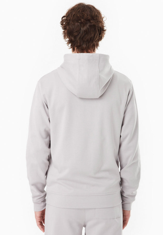 Heren Modalmix Hoodie Lichtgrijs