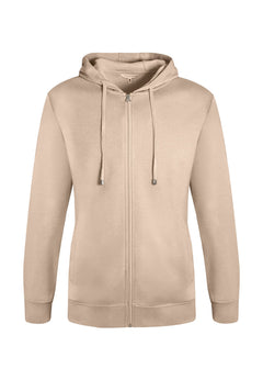 Heren Modalmix Ritshoodie Zand
