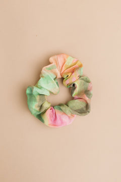 Scrunchie Linen Berry Sweet