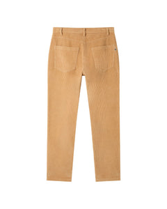 Men's 5 Pockets Corduroy Pants Beige