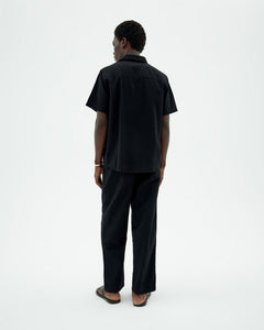 Luc Pants Seersucker Black
