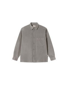 Theo Corduroy Overshirt Grey