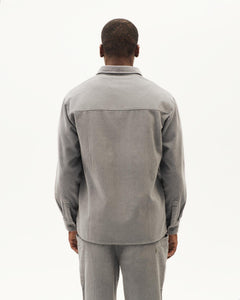 Theo Corduroy Overshirt Grey