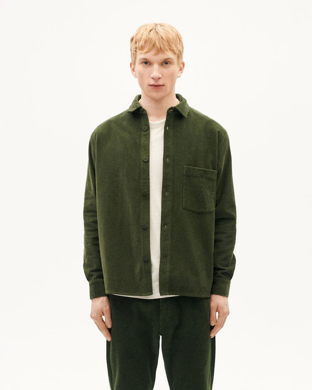 Men's Theo Corduroy Overshirt Green