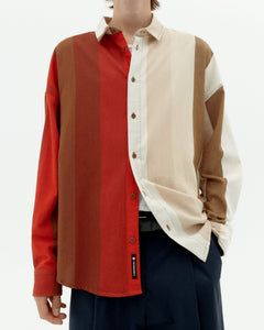 Haru Button-Up Shirt Sandfire Multicolor