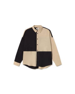 Haru Button-Up Shirt Black/White