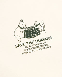 Zach Save The Humans T-Shirt White