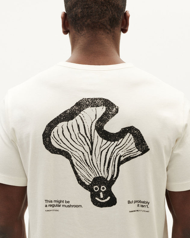 Men's Back Funghi T-Shirt White