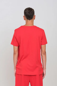 Logo Crewneck T-Shirt Red