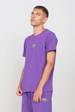 Logo Crewneck T-Shirt Violet