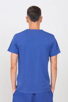 Men's Crewneck Stretch T-Shirt Royal Blue