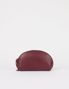 Make up Case Medium Soft Grain Dark Cherry