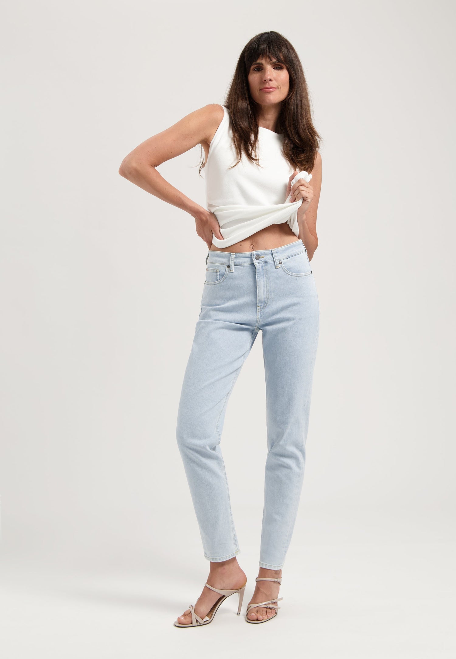 Mams High Tapered Jeans Light Stone