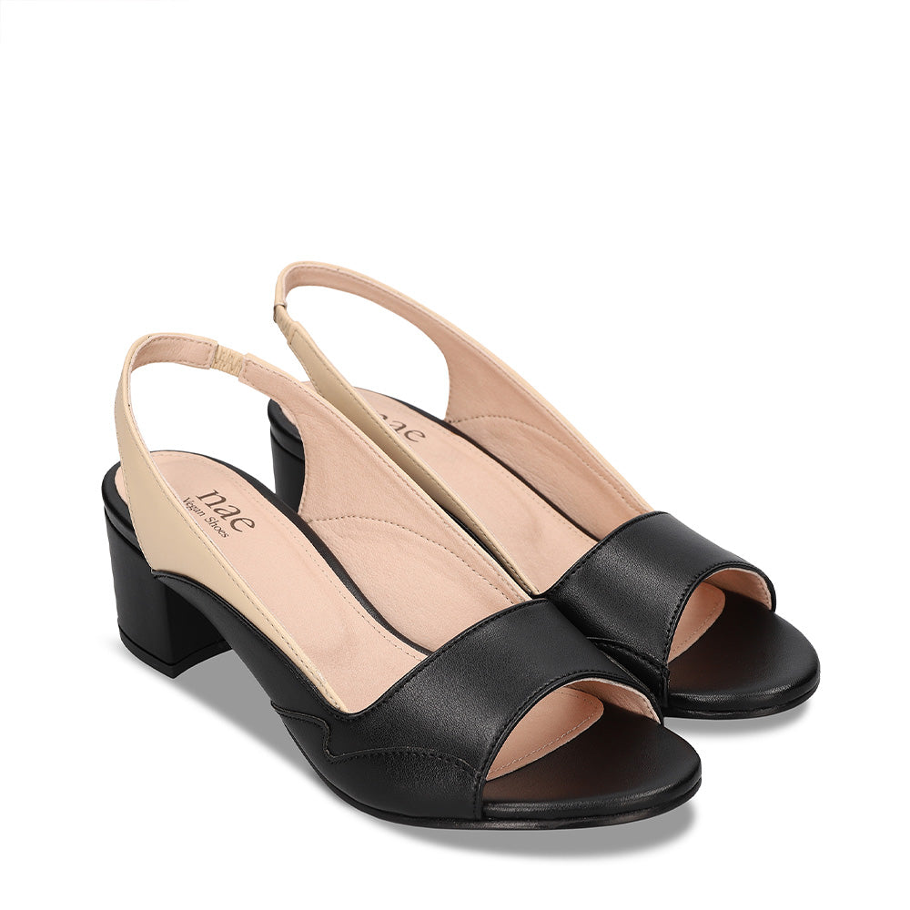 Mara Sandal Heels Schoenen Zwart