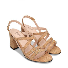 Maria Cork Sandals Beige