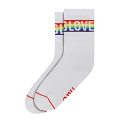 Love is Love Voice Sock White