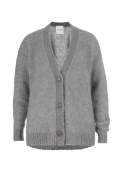 Melody Mohair Cardigan Grey