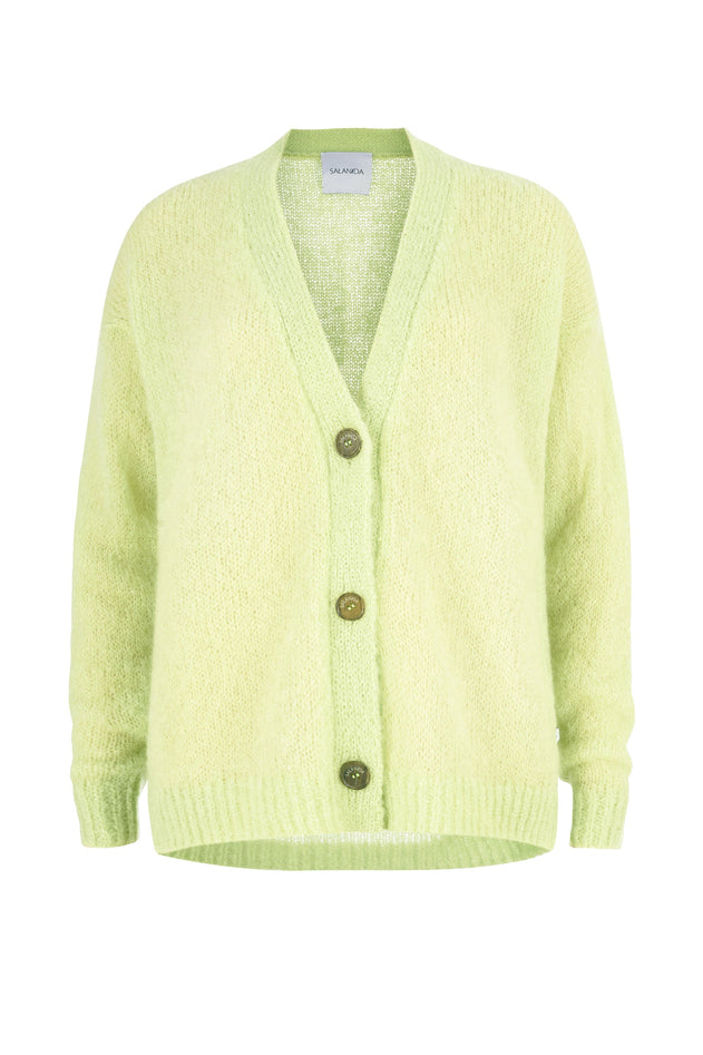 Melody Mohair Cardigan Limone