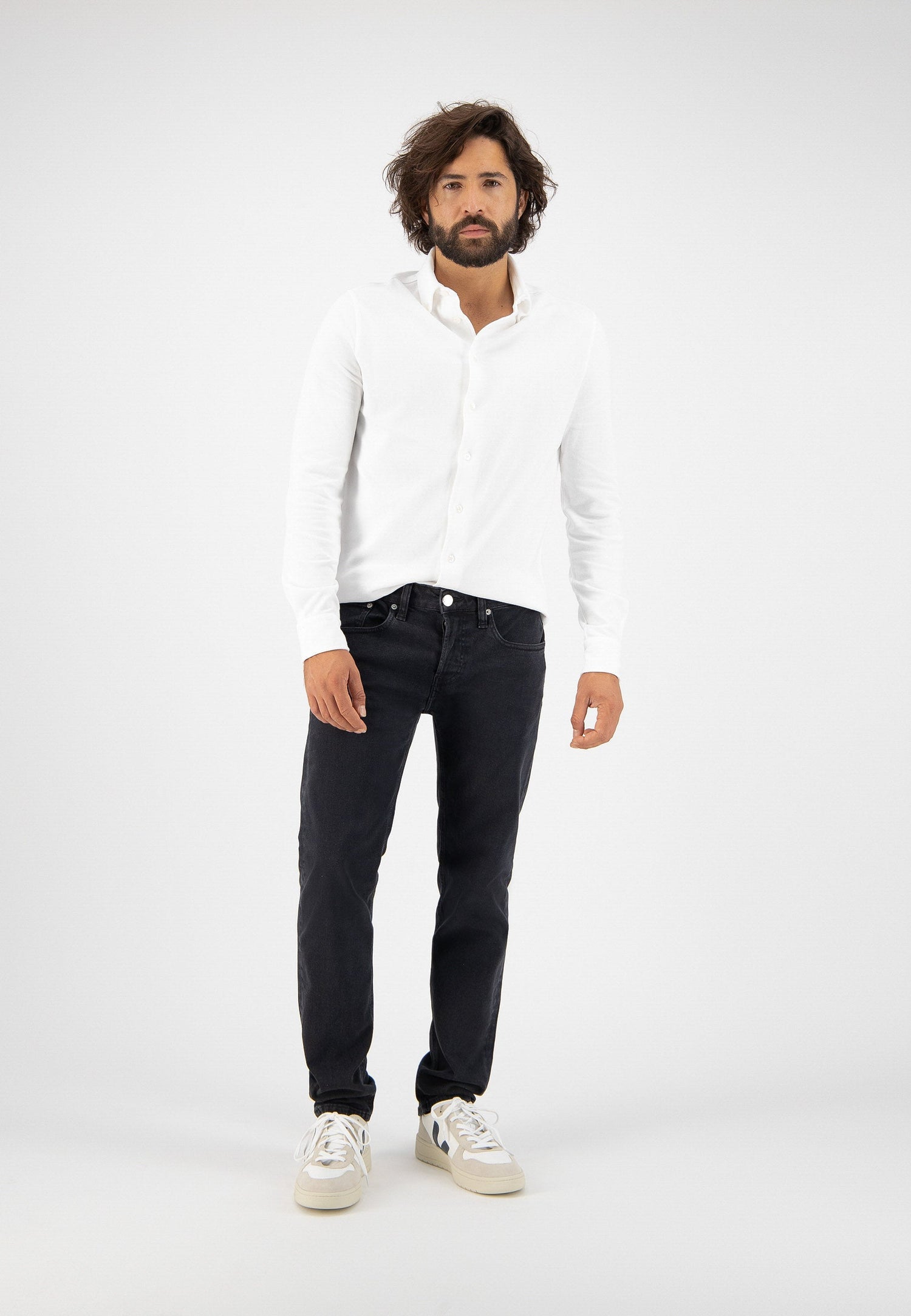 Dunn Low Tapered Jeans Stone Black