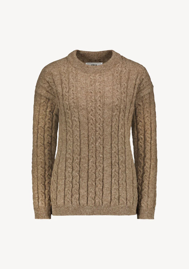 Meri Cable Knit Beige