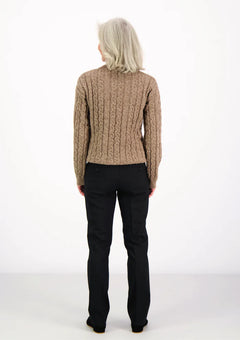 Meri Cable Knit Beige