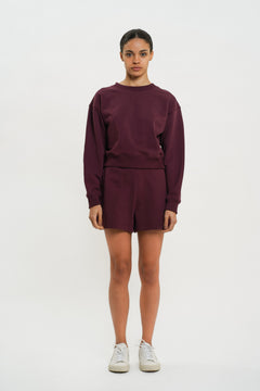 Maylee Sweatshirt Wine Red