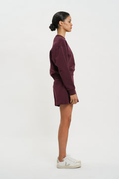 Maylee Sweatshirt Wine Red