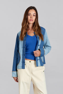 Nelly Cotton Jacket Blue