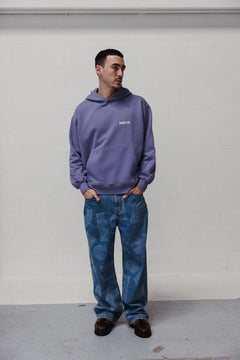 NWHR Hoodie Blue Washed