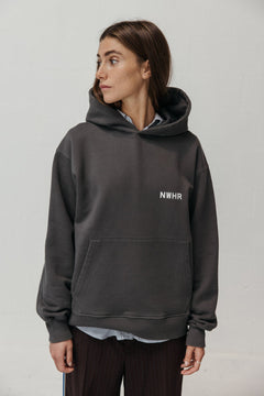 NWHR Hoodie Black Washed