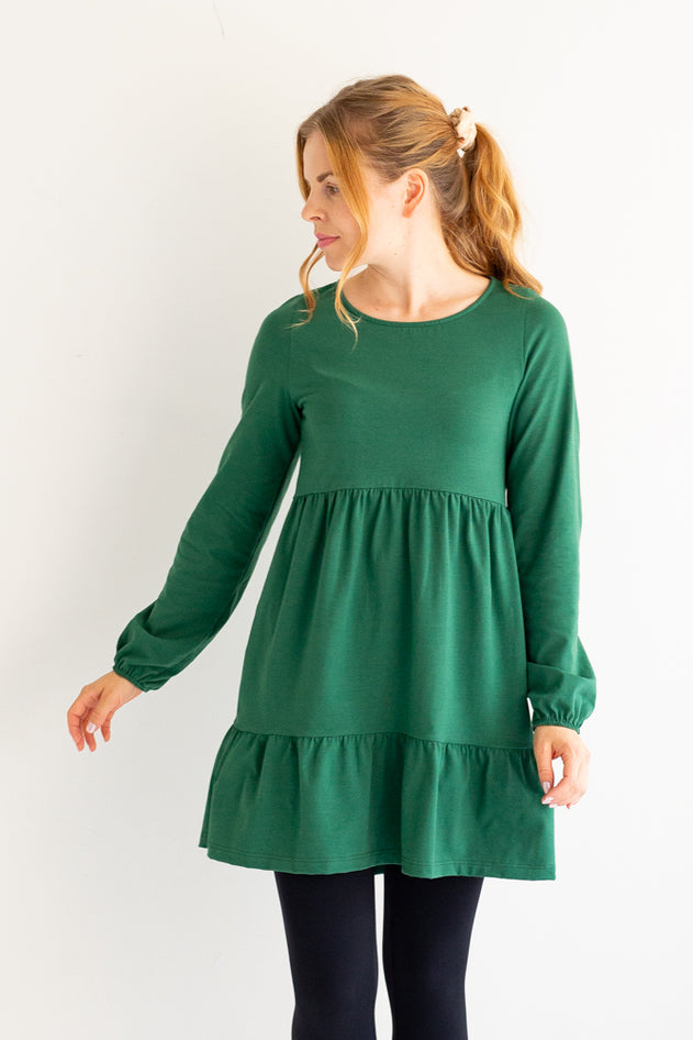 Women's Melli EcoDesign Layered Tunic Green