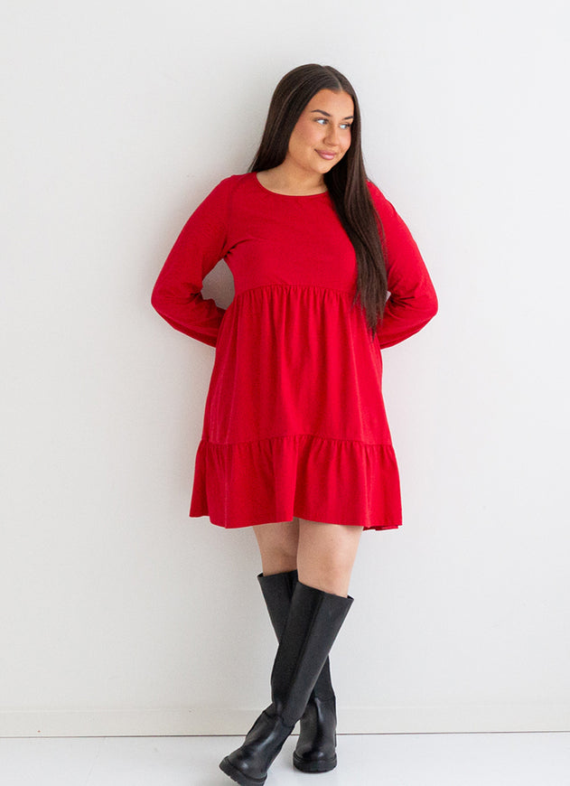 Women's Melli EcoDesign Layered Tunic Red