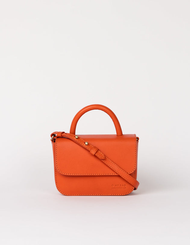 Nano Bag Tangerine Classic Leather