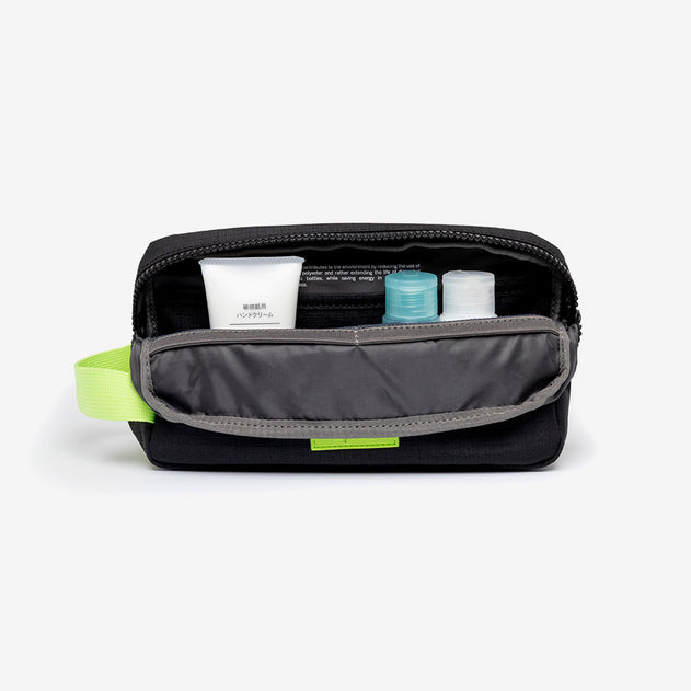 Kei Lithe Washbag Black Lime Vandra