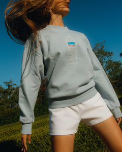 Ocean Plastic Sweatshirt Blue