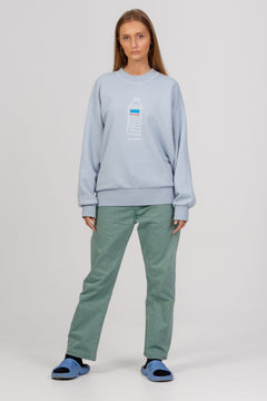 Ocean Plastic Sweatshirt Blue