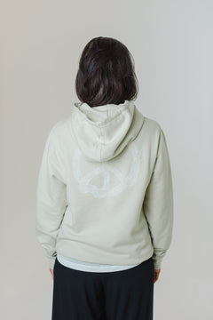 Peacesnake Unisex Hoodie Light Green