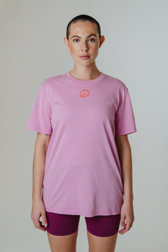 Peacesnake Unisex T-Shirt Pink