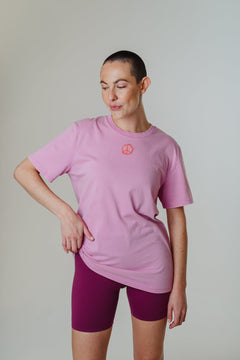 Peacesnake Unisex T-Shirt Pink