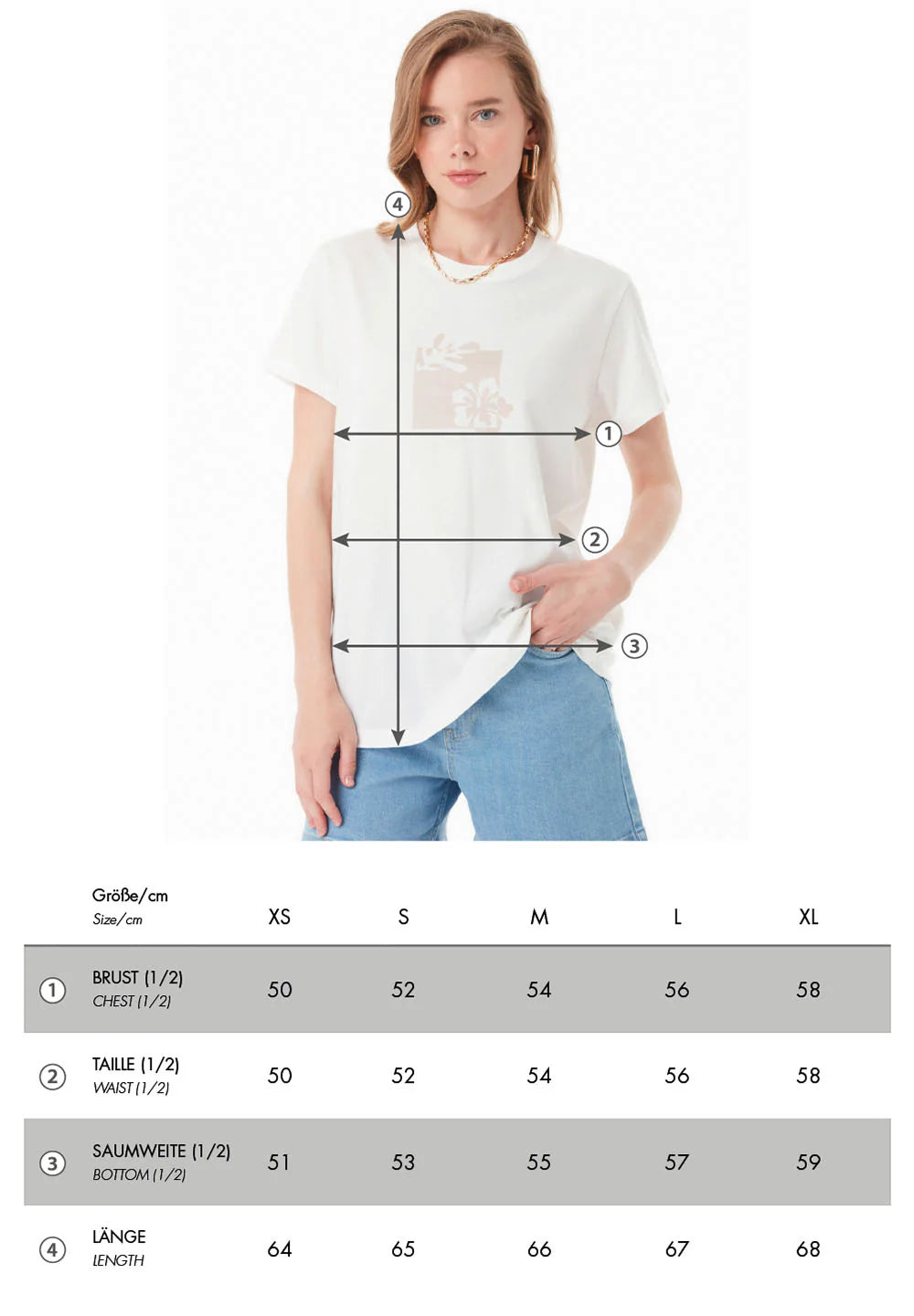 organication--bloemenprint-t-shirt-gebroken-wit