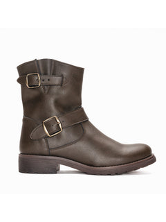 Odet Biker Ankle Vegan Boot Green