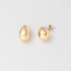 Fejn Big Drop Stud Earrings