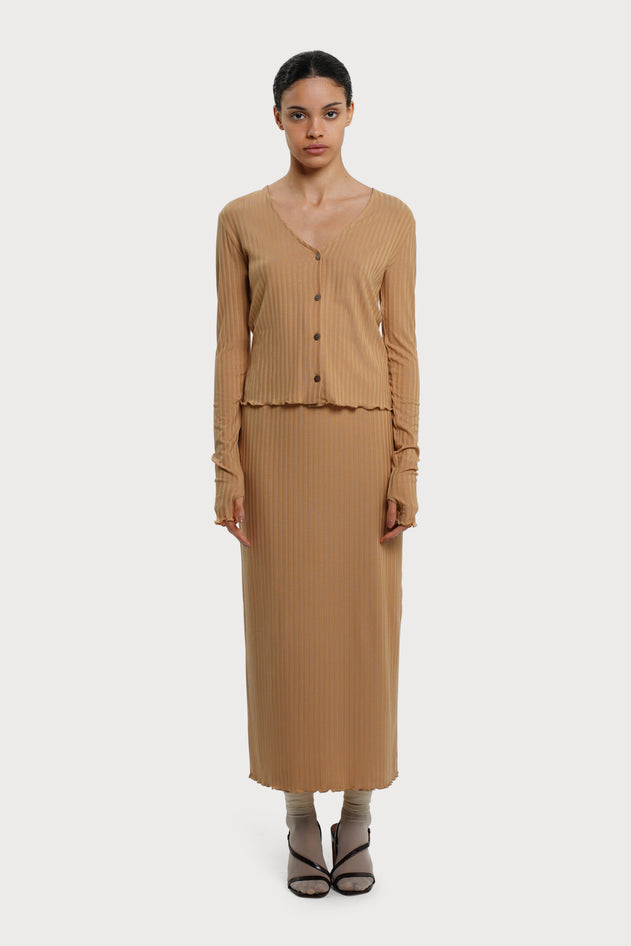 Coco Skirt Camel Brown