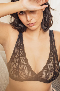 Dawa Scarf Bra Black