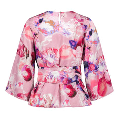 Ophelia Blouse Coral Reef Pink - IVALO.COM
