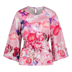 Ophelia Blouse Coral Reef Pink - IVALO.COM
