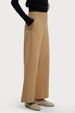 Lottie Wide Pants Camel Brown