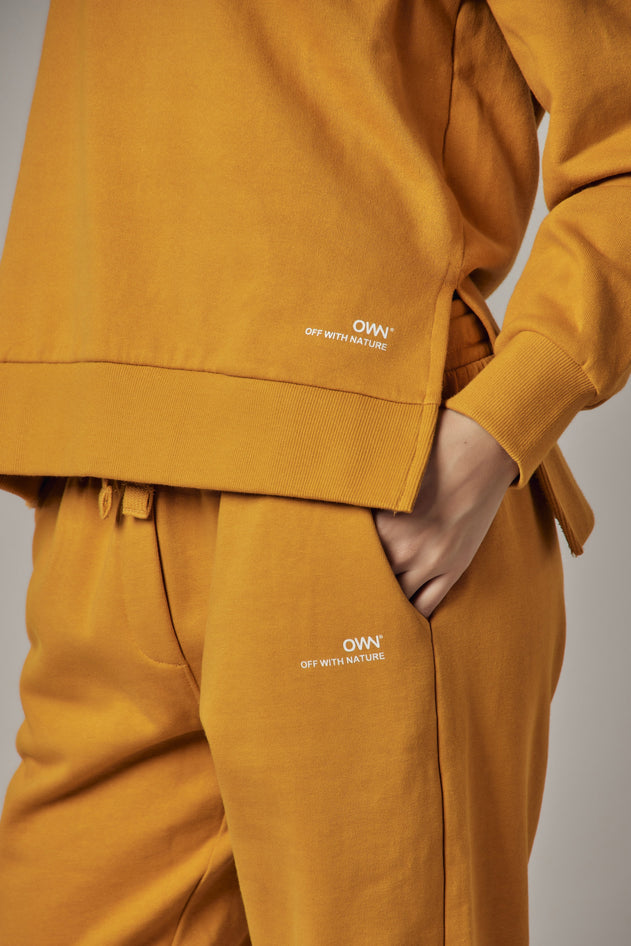 Women's Hoodie Sweatshirt With Side Slits