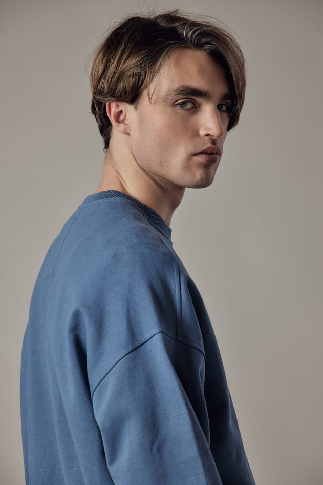 Men's Loose Fit Crewneck Sweatshirt