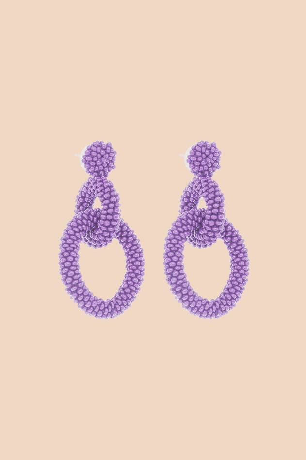 Gia Earrings Lilac